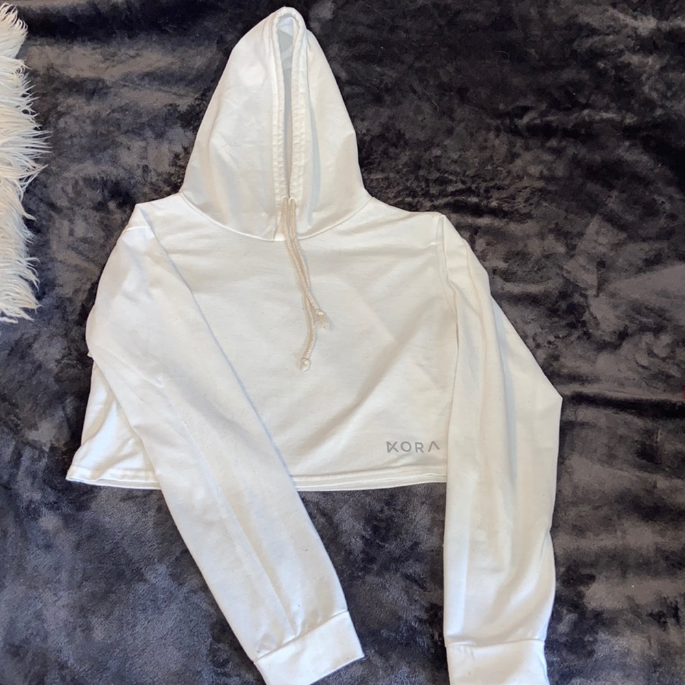 Kora Cropped & Hooded Sweatshirt